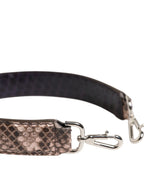 Brown Exotic Leather Handbag Accessory Shoulder Strap