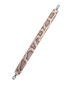 Beige Exotic Leather Handbag Accessory Shoulder Strap