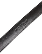 Brown Leopard Silver Metal Buckle Belt