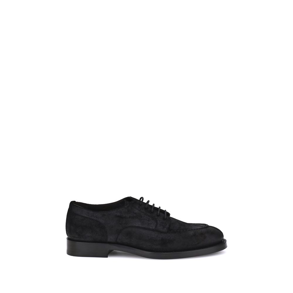 Black Calf Leather Bos Taurus Oxfords And Derbies