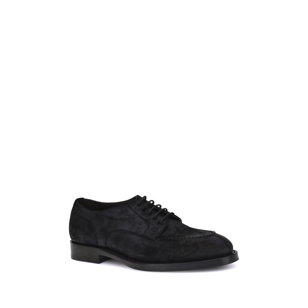 Black Calf Leather Bos Taurus Oxfords And Derbies