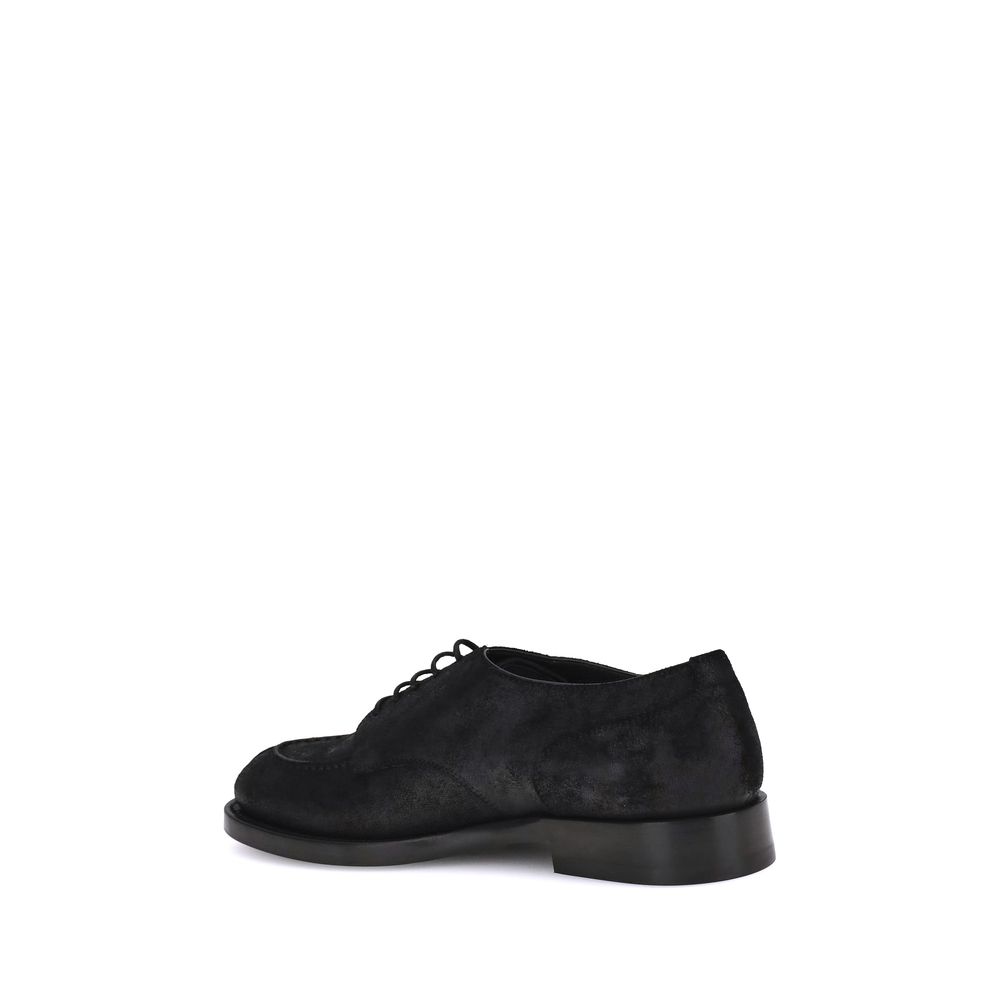 Black Calf Leather Bos Taurus Oxfords And Derbies