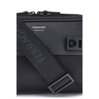 Black Calf Leather Bos Taurus Shoulder Bag