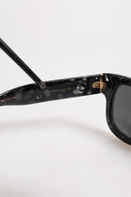 Pearl White Acetate Frame Domenico Deep Shades Sunglasses