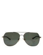 Black 18K Gold Plated Polarized Steel DG2133K Sunglasses