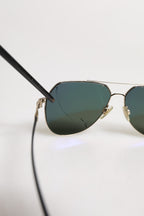 Black 18K Gold Plated Polarized Steel DG2133K Sunglasses