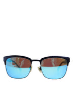 Black Acetate Square Polarized DG4287F Eyewear Sunglasses