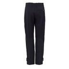 Navy Blue Cotton Casual Pants