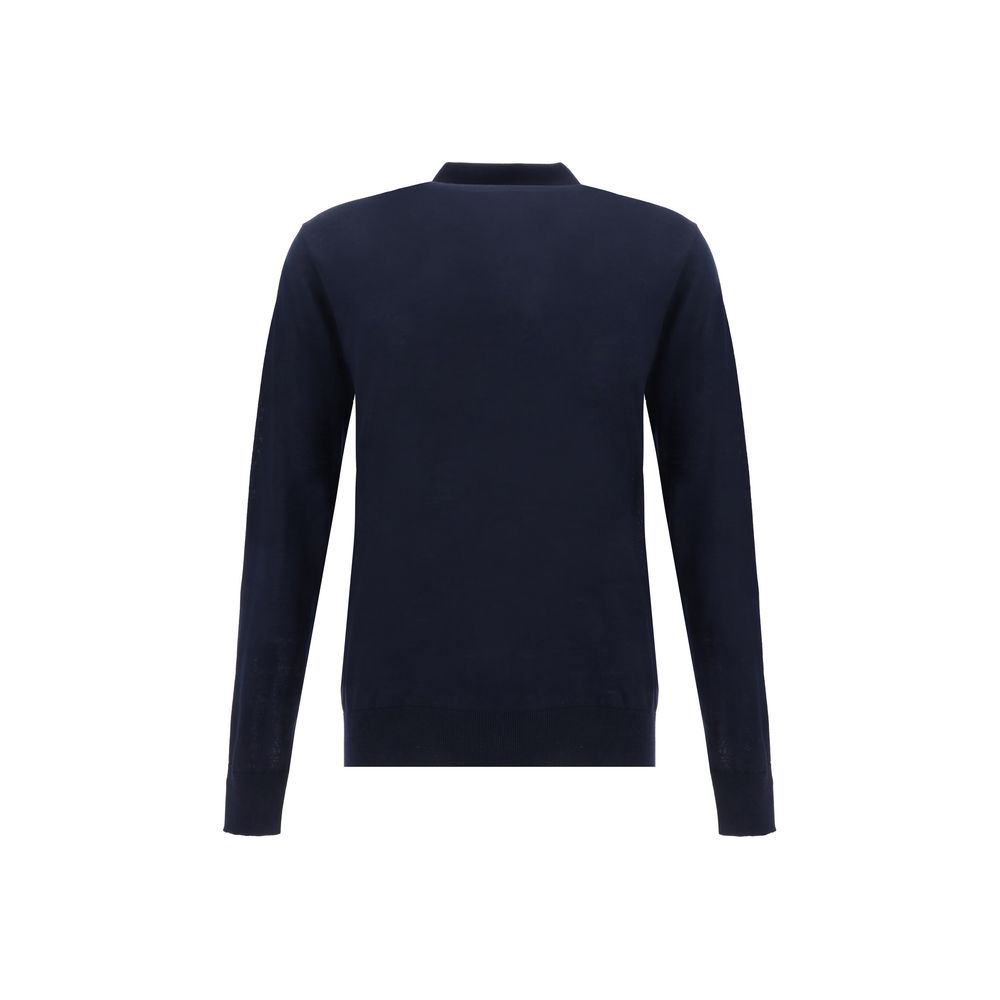 Blue Fleece Wool Shirt