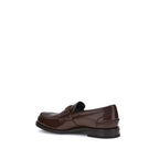 Brown Calf Leather Bos Taurus Slip-On Loafers