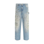 Blue Cotton Jeans Denim
