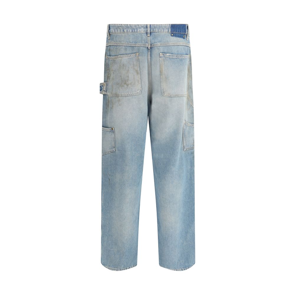 Blue Cotton Jeans Denim