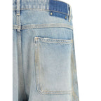 Blue Cotton Jeans Denim
