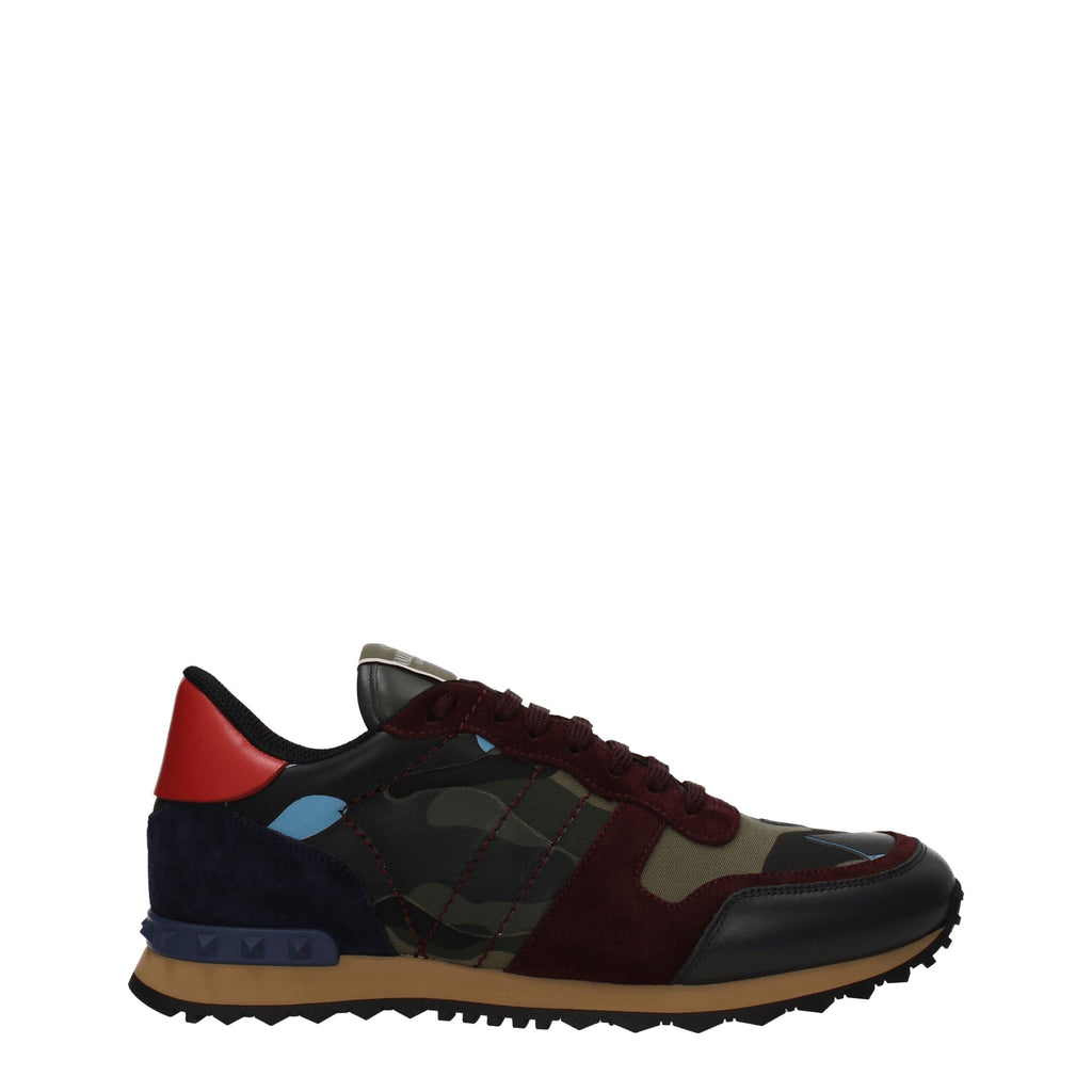 Green Leather Athletic Sneakers