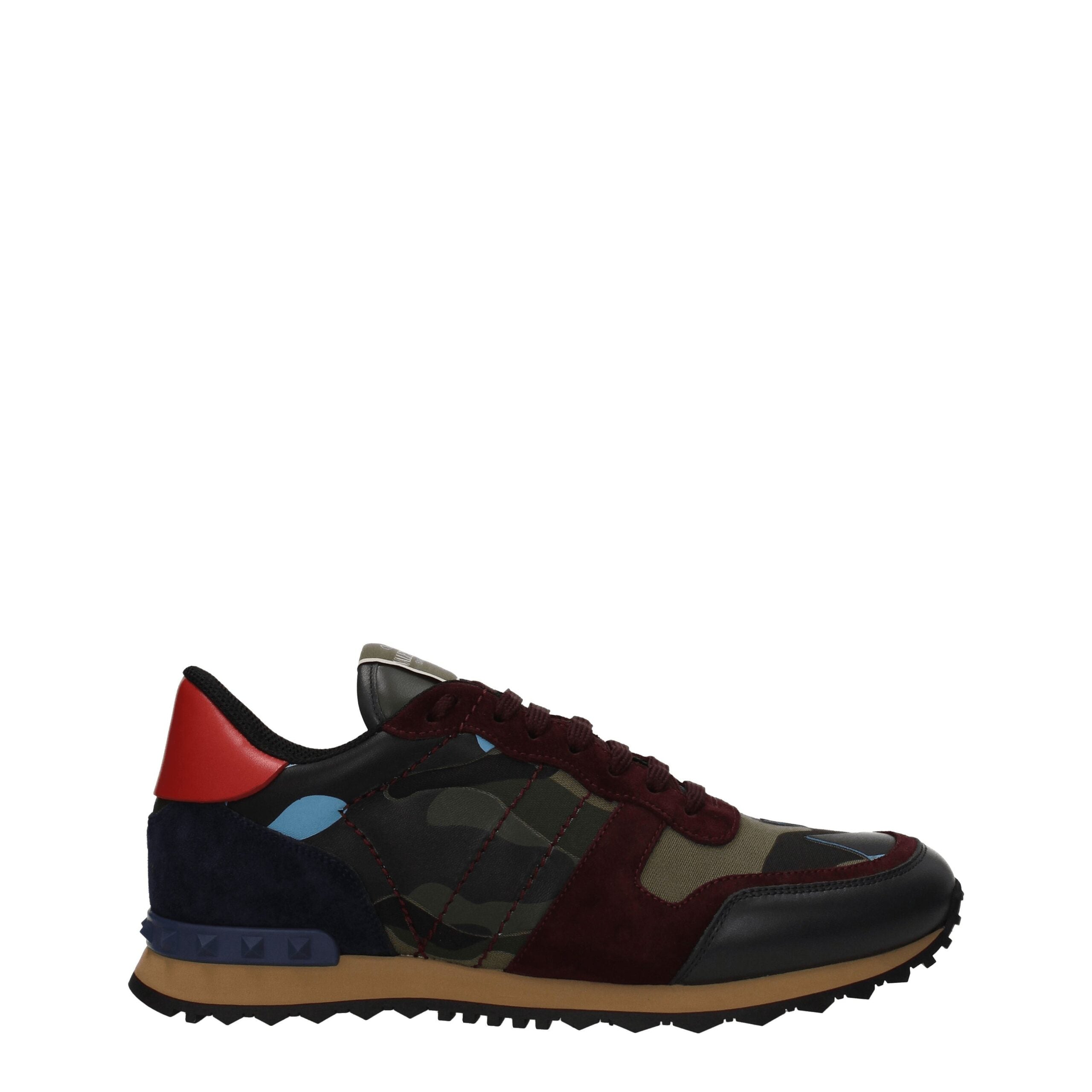 Green Leather Athletic Sneakers