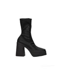 Black Leather Ankle Boots