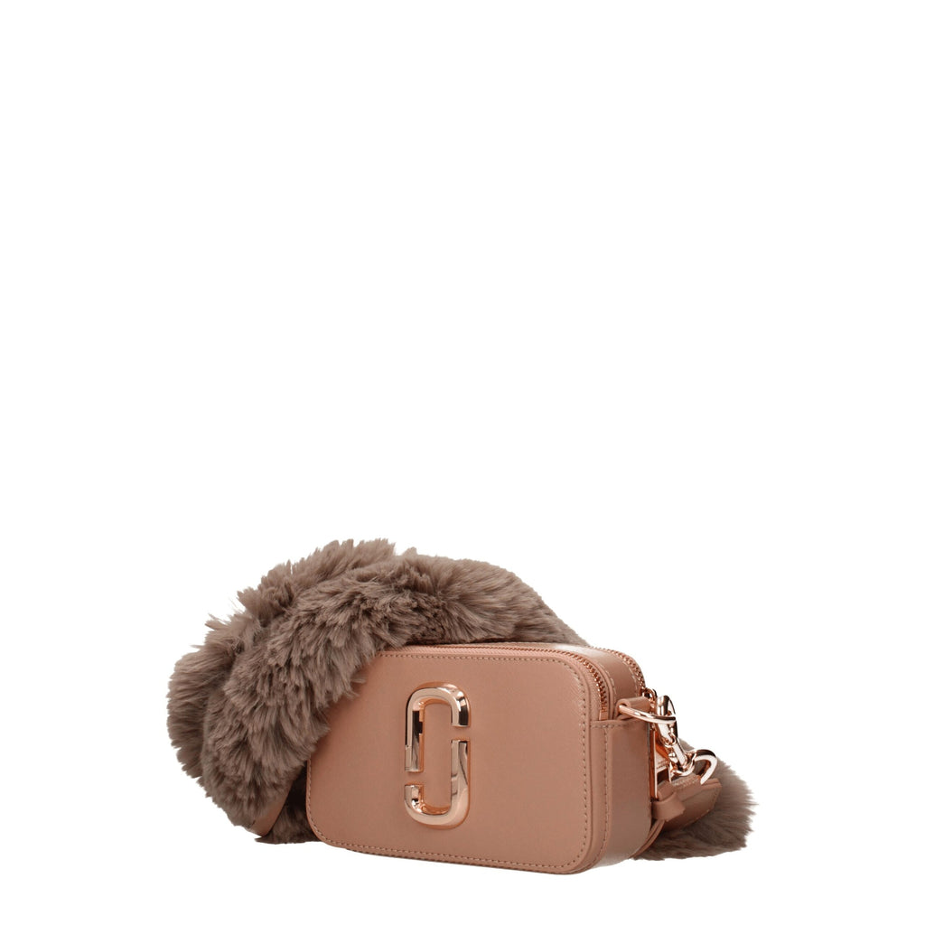 Pink Leather Crossbody Bag