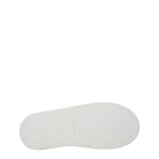 White Leather Platform Sneakers