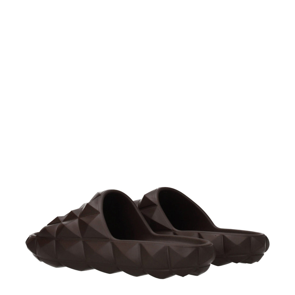 Brown Cotton Slippers
