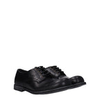 Black Leather Oxfords And Derbies
