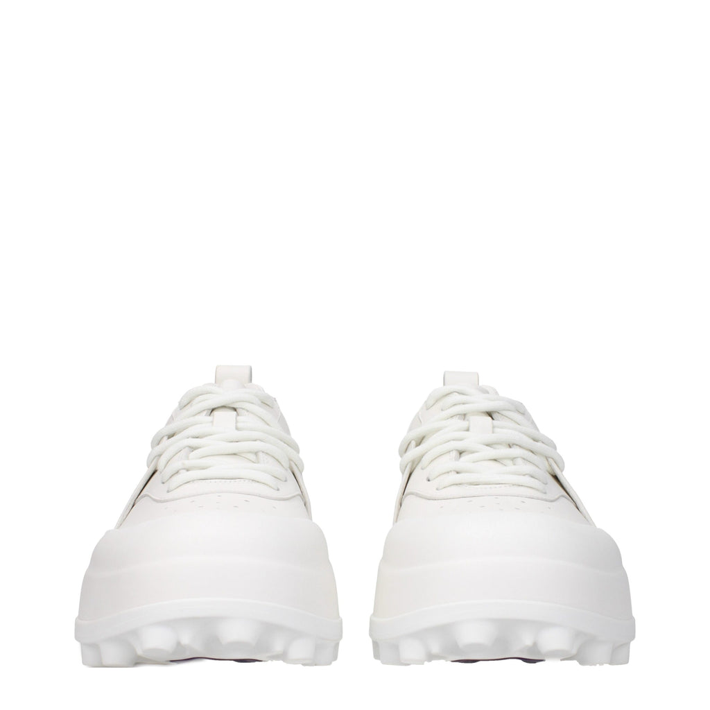 White Leather Sneakers