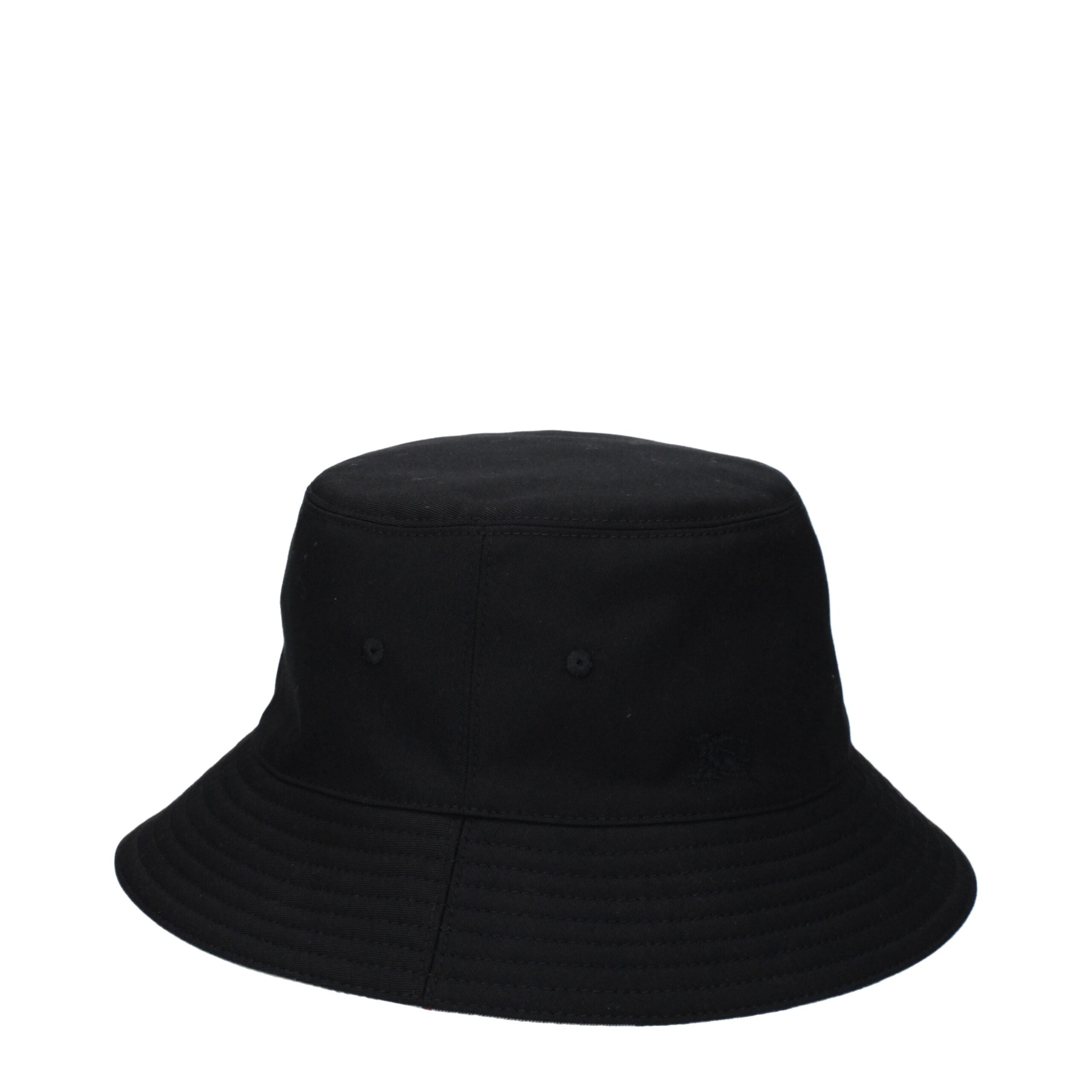 Black Fabric Bucket Hat