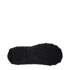 Black Cotton Ankle Boots