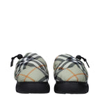 Green Fabric Slip-On Loafers