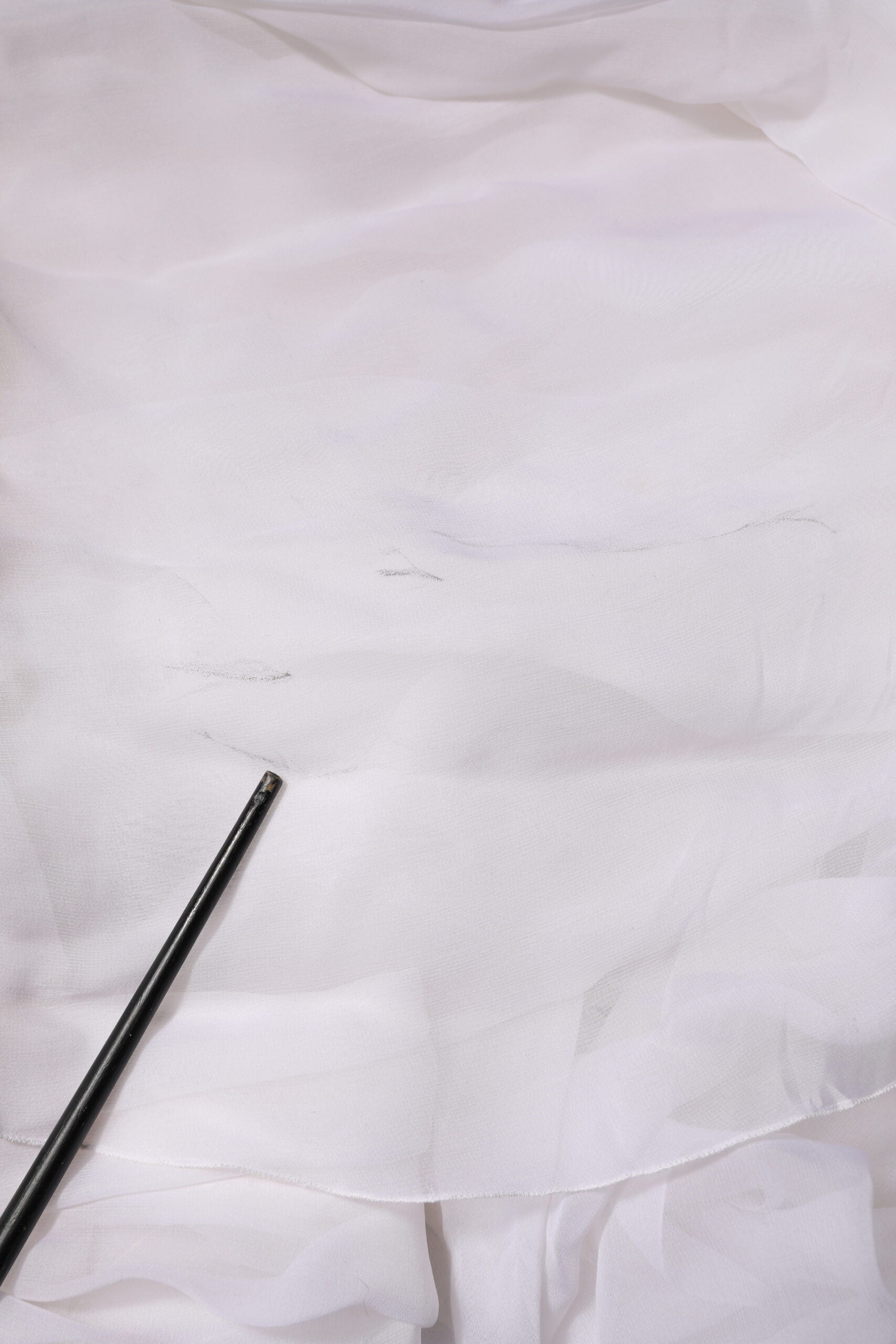 White Bustier Corset Cropped Chiffon Top