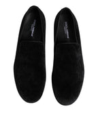 Black Jacquard Loafers Formal Men Dress Shoes