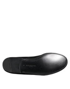 Black Jacquard Loafers Formal Men Dress Shoes