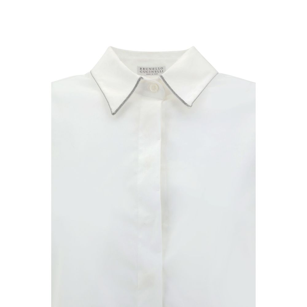 White Cotton Dress Shirt
