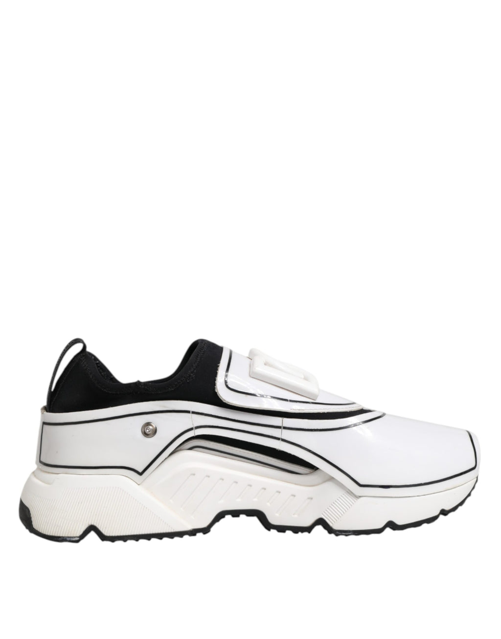 White Black Logo Plaque Daymaster Men Sneakers Shoes