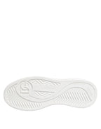 White Miami Leather Low Top Sneakers Shoes
