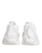 White Sorrento Low Top Lace Up Sneakers Shoes