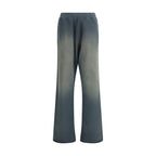 Blue Cotton Joggers (Workout Pants)