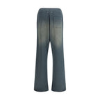 Blue Cotton Joggers (Workout Pants)