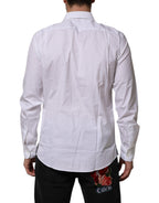White Poplin Cotton Formal Men Dress Shirt