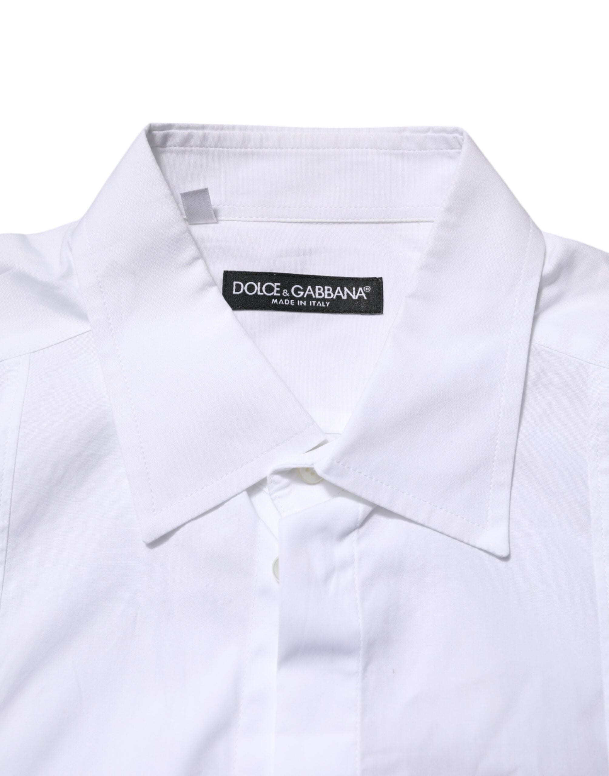 White Poplin Cotton Formal Men Dress Shirt
