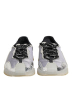 Black Silver NS1 Men Low Top Sneakers Shoes