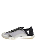Black Silver NS1 Men Low Top Sneakers Shoes