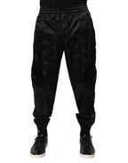 Black Logo DG Print Men Jogger Sweatpants Pants