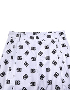 White Logo Cotton Skinny Denim Trouser Pants