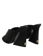 Black Keira Baroque High Heel Sandals Shoes