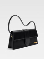 Black  leather Le Bambino Long bag