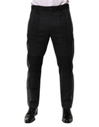 Black Gray Cotton Dress Formal Trouser Pants