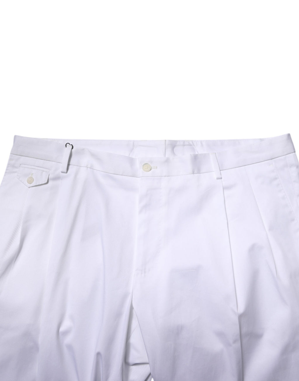 White Cotton Dress Slim Formal Trouser Pants
