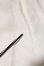 Cream Linen Dress Slim Formal Trouser Pants