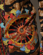 GOLD Cotton Tiger Carretto Long Sleeve Shirt