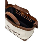 Beige Cotton Tote Bag